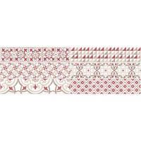 FAENZA PRINT RED 25.5x75.5 4754