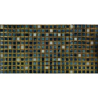 BLUE METALLIC MOSAIC DECOR 30x60